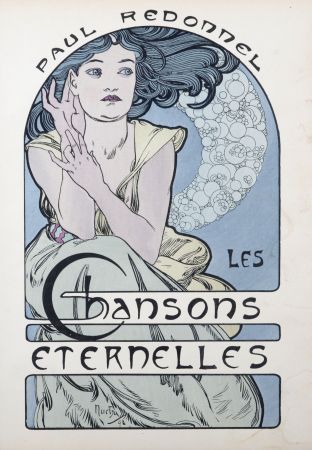 Литография Mucha - Chansons Eternelles, 1898