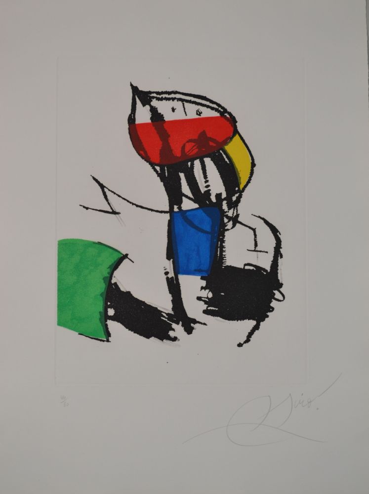 Акватинта Miró - Chanteur De Rues III - D1138