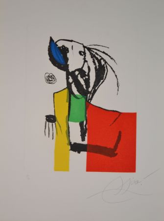 Акватинта Miró - Chanteur De Rues III - D1139