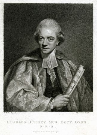 Офорт Bartolozzi - Charles Burney Mus: Oxon./F.R.S., After Sir Joshua Reynolds