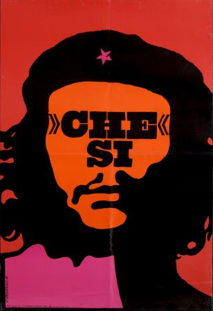 Сериграфия Cieslewicz  - Che Si, 1968 - Large silkscreen poster (Scarce!)