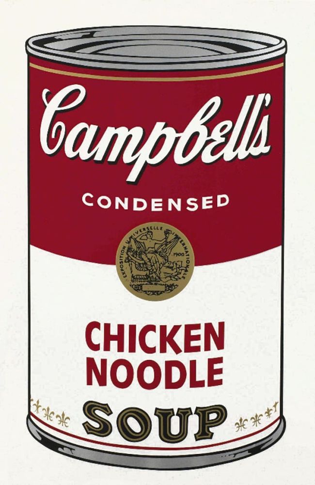 Сериграфия Warhol - Chicken Noodle Soup, from the Campbell's Soup Series