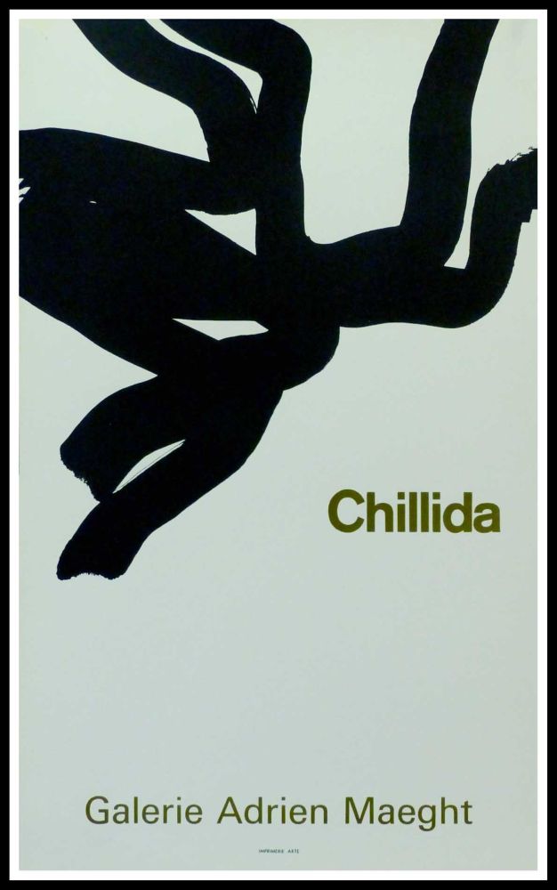 Афиша Chillida - CHILLIDA - GALERIE ADRIEN MAEGHT PARIS
