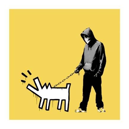Сериграфия Banksy - Choose Your Weapon - Soft Yellow