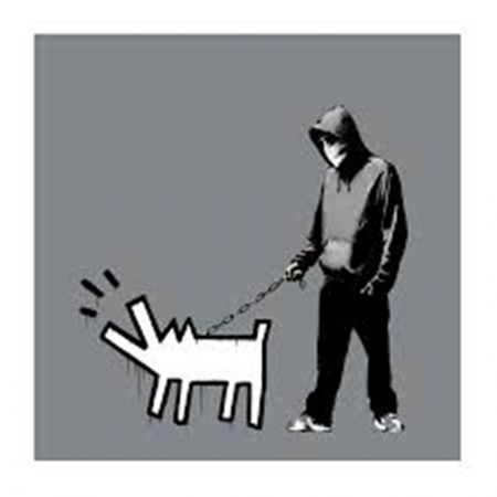 Сериграфия Banksy - Choose Your Weapon (Grey)