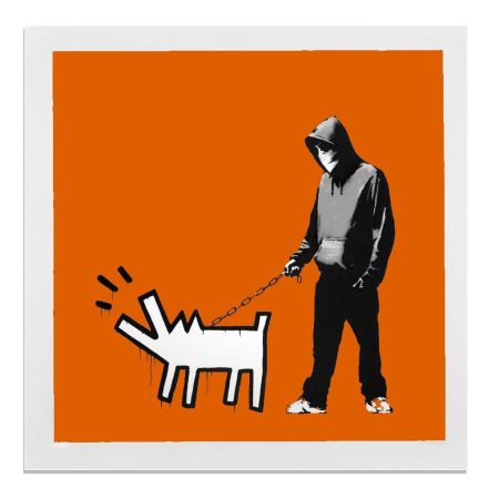 Сериграфия Banksy - Choose your weapon (orange)
