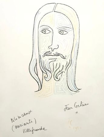 Литография Cocteau - Christ