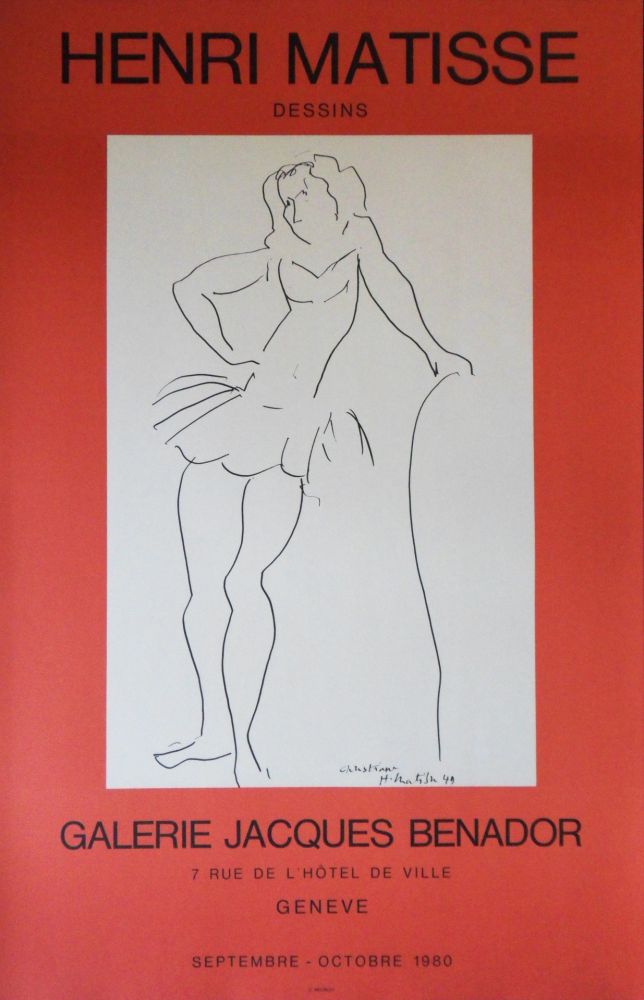 Иллюстрированная Книга Matisse - Christiane, la danseuse