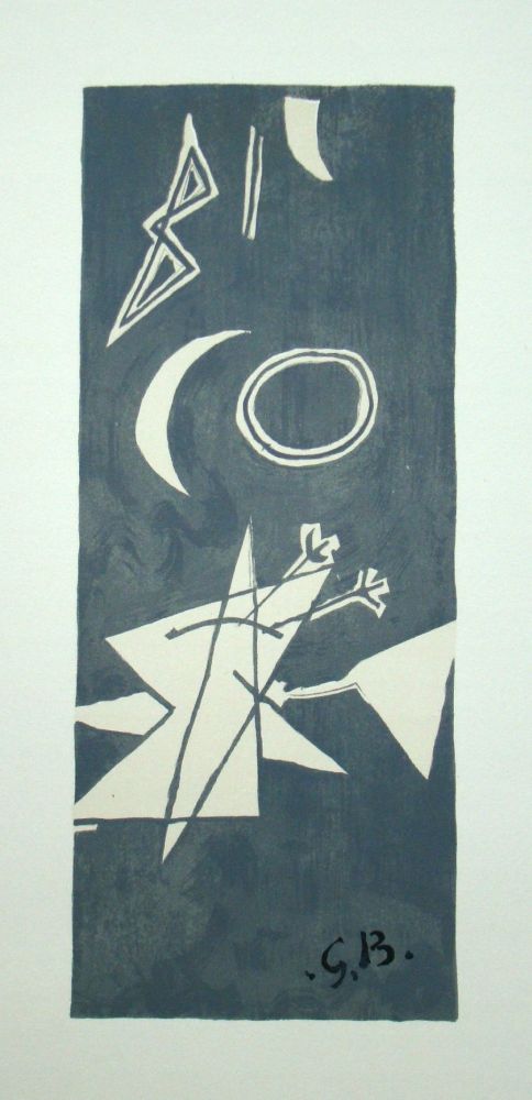 Литография Braque (After) - Ciel gris II.