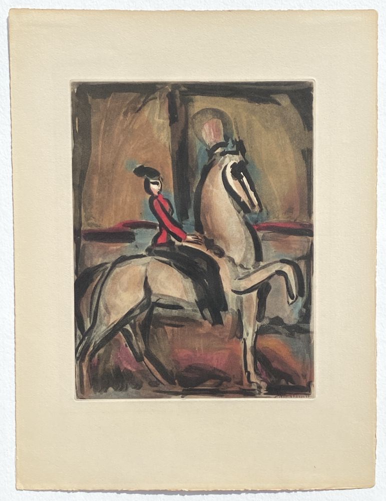 Акватинта Rouault - Cirque – Amazone