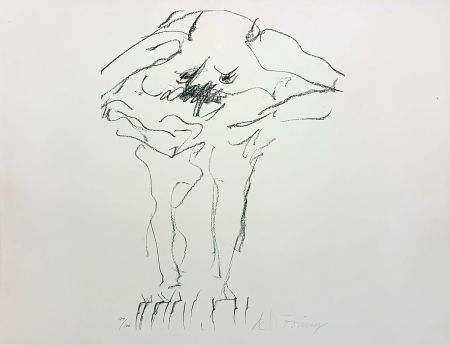 Литография De Kooning - Clam Digger from Portfolio 9