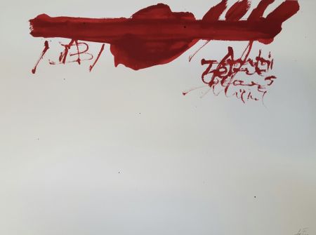 Литография Tàpies - Clau-13