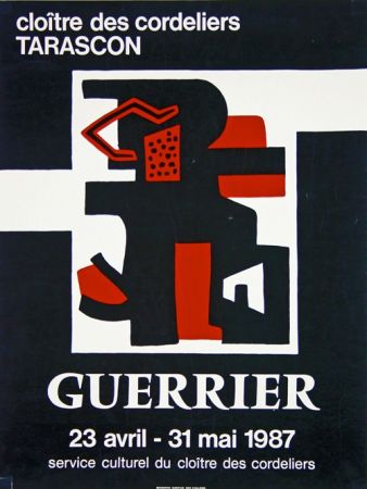 Литография Guerrier - Cloitre des Cordeliers Tarascon 