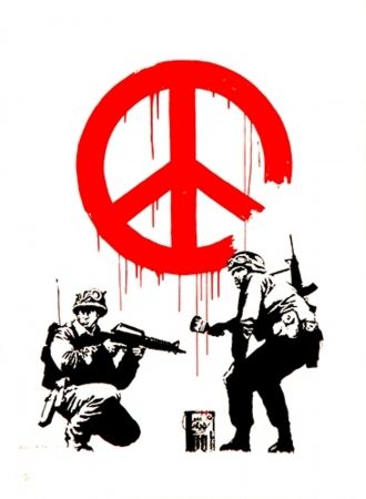 Сериграфия Banksy - CND Soldiers