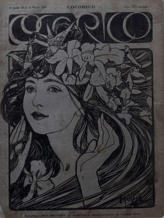 Литография Mucha - Cocorico