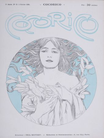 Литография Mucha - Cocorico, 1899