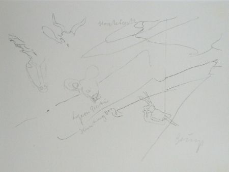 Литография Beuys - Codices Madrid 9