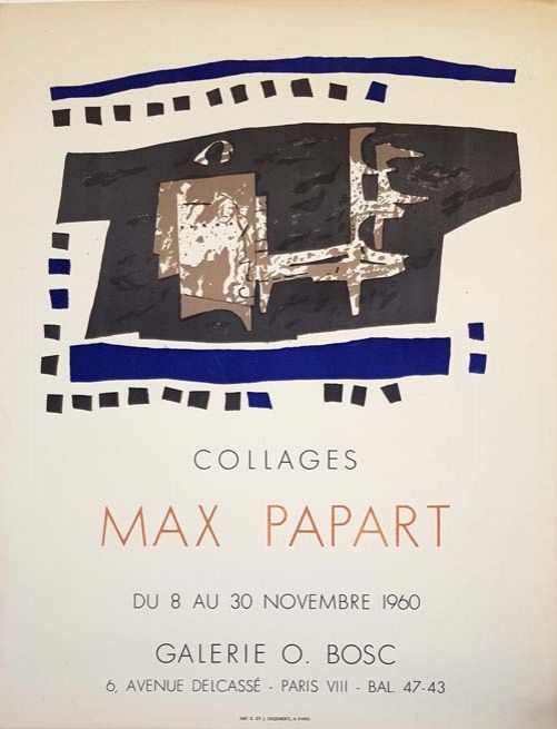 Литография Papart - Collages Galerie O  Bosc