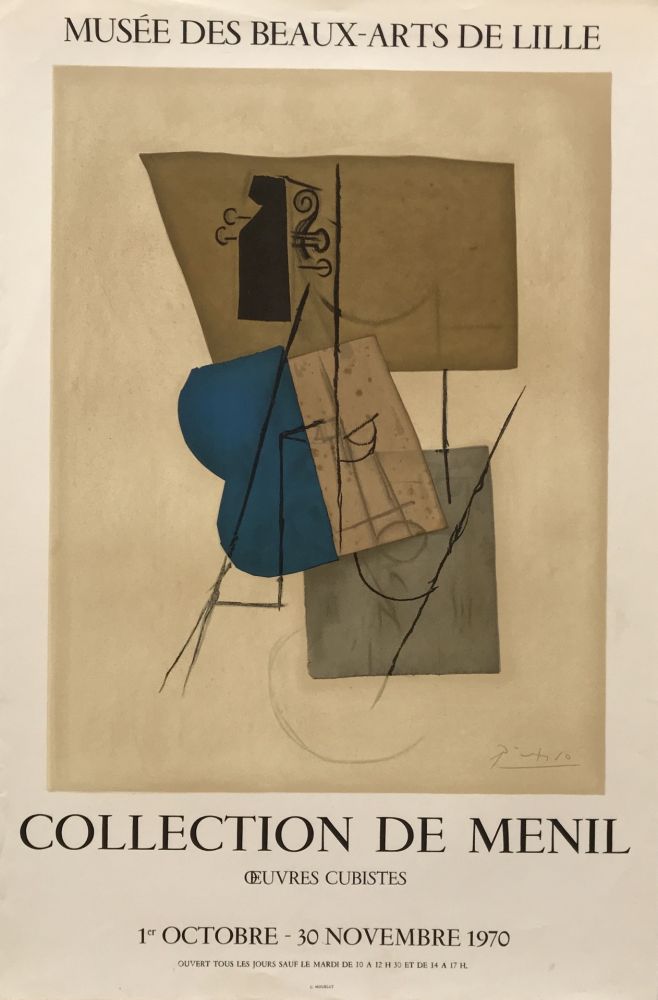 Литография Picasso - Collection de Menil - Oeuvres Cubistes