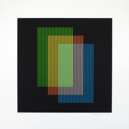 Литография Cruz-Diez - Color aditivo Ramblas 1963-2011	