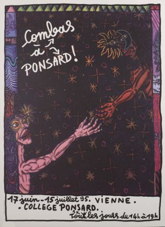 Литография Combas - Combas à Ponsard !, 1995