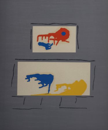 Литография Ernst - Comme midi fume un verre, 1969