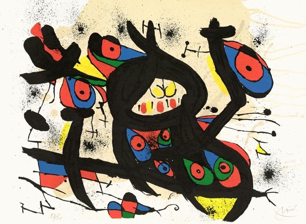 Литография Miró - Composition 