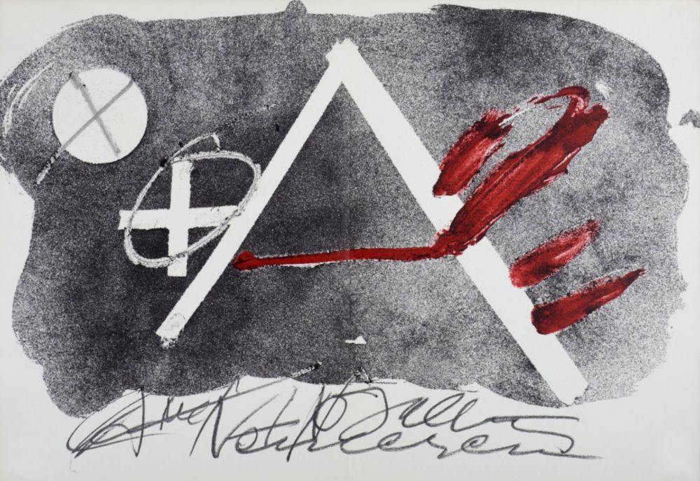 Литография Tàpies - Composition