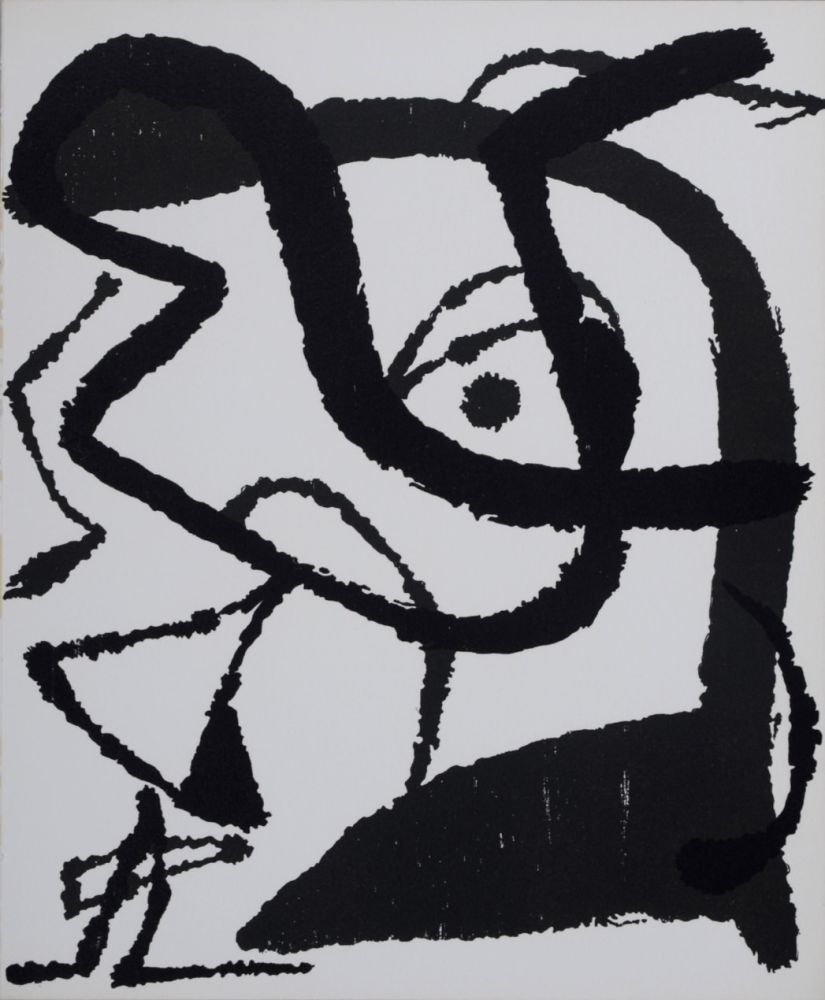 Гравюра На Дереве Miró - Composition