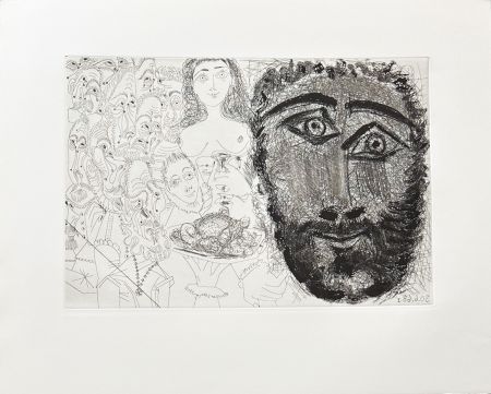 Гравюра Picasso - Composition