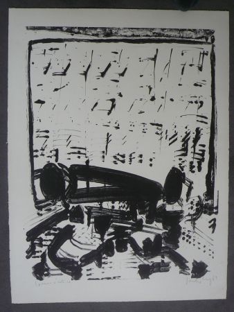 Литография Sonderborg - Composition,1963