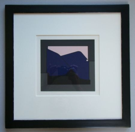 Сериграфия Vasarely - Composition - Geh durch den Spiegel