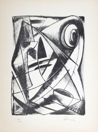 Литография Schneider - Composition, 1946 - Hand-signed