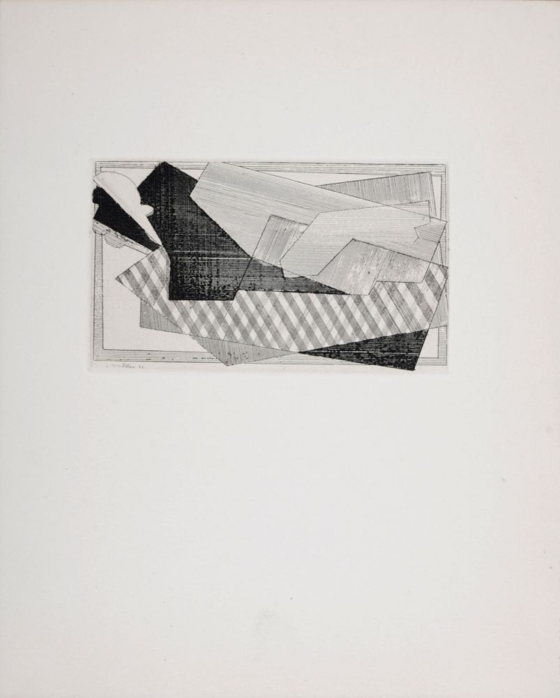 Гравюра Villon - Composition, 1947