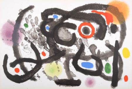 Литография Miró - Composition, 1961