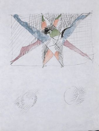 Гравюра Villon - Composition, 1962