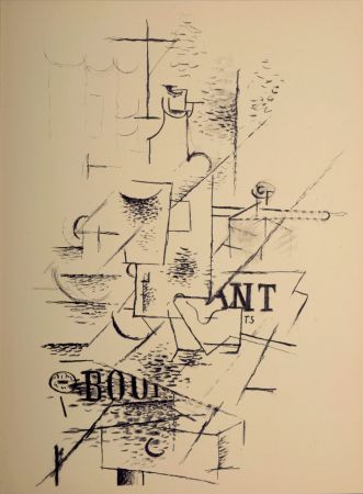 Литография Braque - Composition, 1963