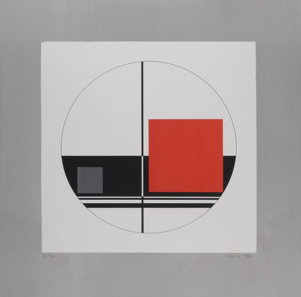 Литография Gorin - Composition, 1969 - Hand-signed