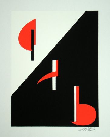 Сериграфия Béöthy Steiner - Composition, 1972