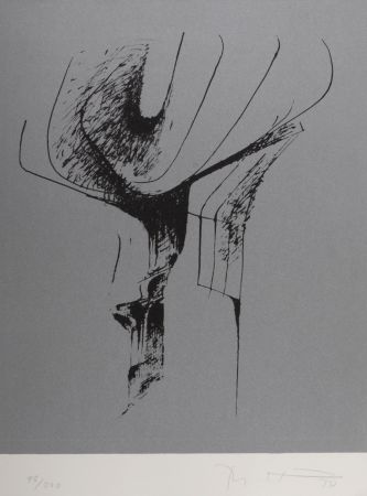 Литография Heiliger - Composition, 1972 - Hand-signed