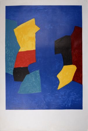 Литография Poliakoff - Composition, 1974