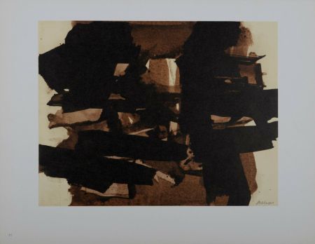 Литография Soulages (After) - Composition #2, 1962