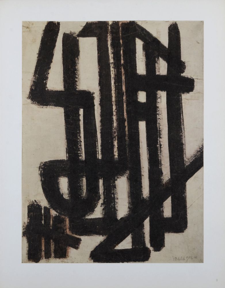 Гашение Soulages (After) - Composition #3