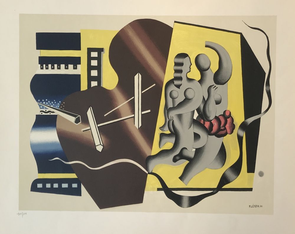 Литография Leger - Composition Avec Figures