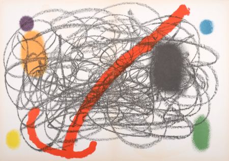 Литография Miró - Composition (B), 1961