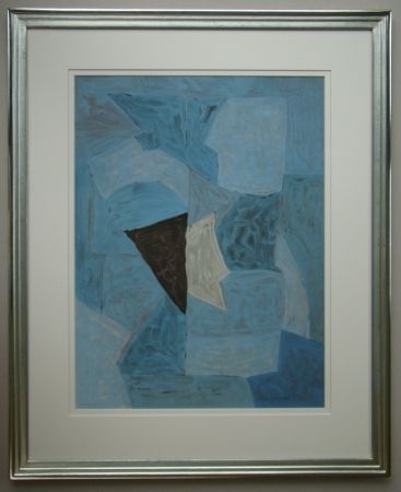 Литография Poliakoff - Composition bleue