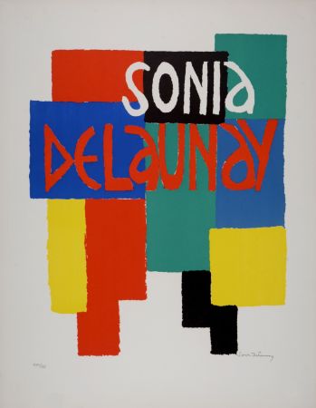 Литография Delaunay - Composition, c. 1972 - Hand-signed