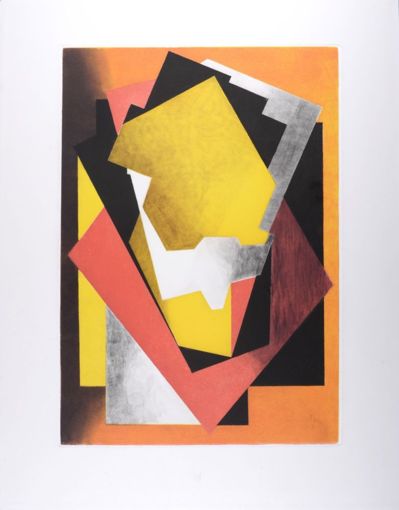 Акватинта Villon - Composition, circa 1960