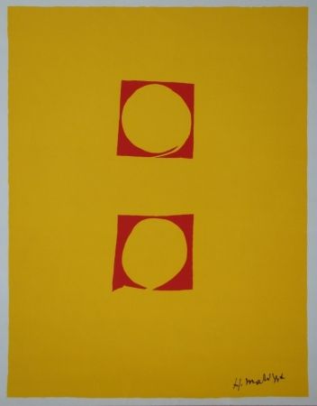 Сериграфия Matisse - Composition Deux cercles
