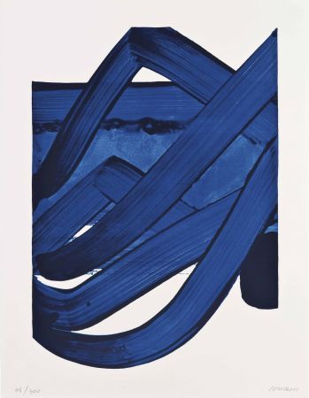 Литография Soulages - Composition, from: The Official Arts Portfolio of the XXIVth Olympiad